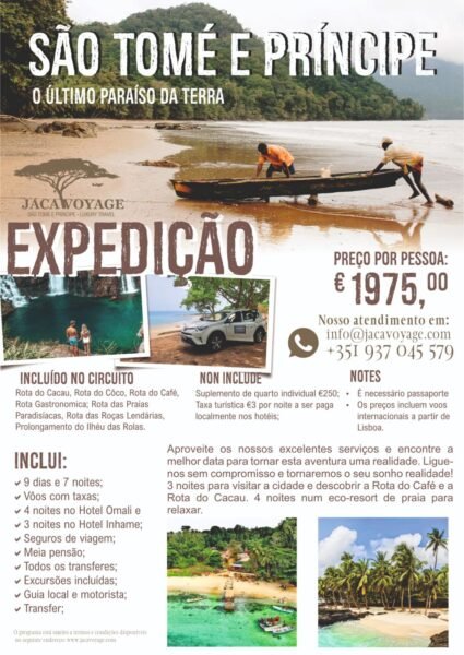 Viagem São Tomé e Príncipe Tudo incluído 2024 1 Viagem São Tomé e Príncipe Tudo incluído 2024